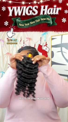 YWIGS #27 Deep Wave Bulk Human Hair for Braiding No Wefted Natural Color 100g Per Bundle TikTokShopJumpstartSale