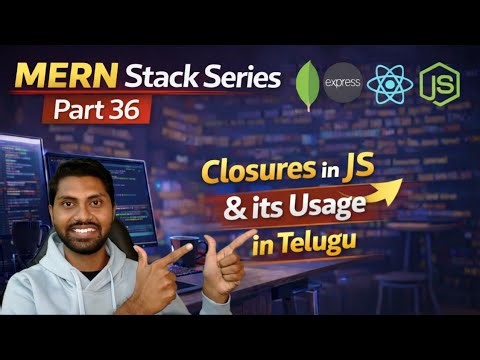 Closures & Variable Scope in JavaScript explained in Telugu | MERN Stack Series – Advanced JS Part 3