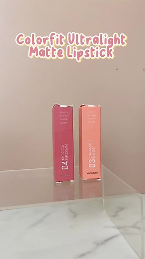 Wardah colorfit ultralight matte lipstick #fypシ #fyp #fypage #wardahultralightmattelipstick #wardahultralightmattelipstickcheck