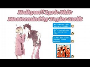 Haikyuu Texts Lyric Skit | Kenma's a Mastermind