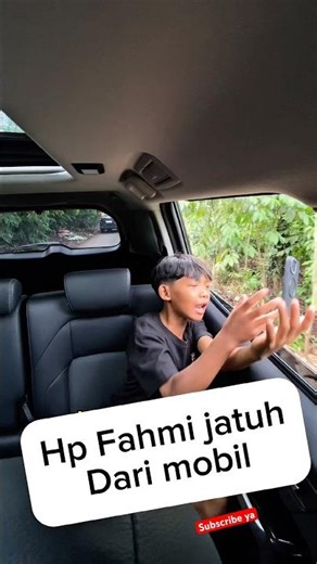 Hp Fahmi jatuh dari mobil #davidsunairi #minivlog #anakdesa #comedy