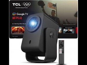 TCL C1 Smart Projector Review : Native 1080p, Google TV, Netflix Certified & Dolby Audio