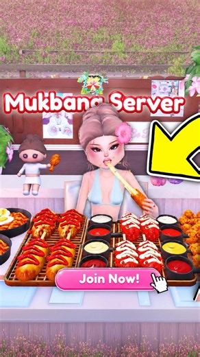 Dress To Impress added a MUKBANG GAME MODE.. #roblox #dresstoimpress #dti #mukbang #shorts