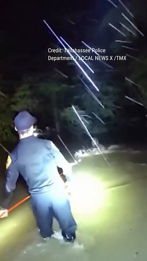 86K views · 811 reactions | DARING RESCUE: Watch first responders use a rope to save three people from rapidly-rising flood waters in Florida. | Fox News | Facebook