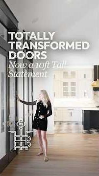 From Plain to Polished — The Living Room Door Transformation