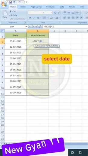 How To find Number Of Months B/W Two Dates In Excel #excel #exceltips