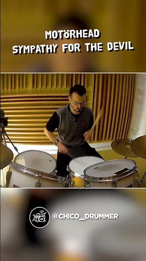 Motörhead - Sympathy for the devil | Drum Cover ‪@motorhead‬ #drummer #drums #drumcover