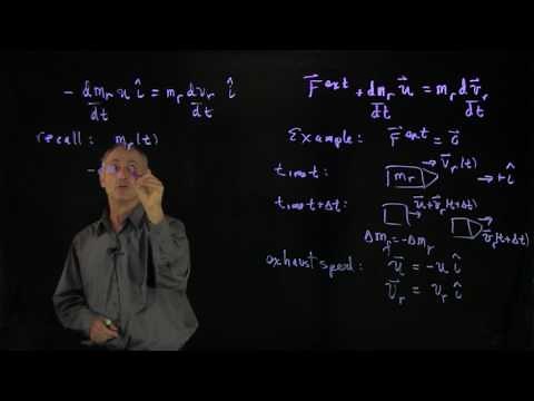 19.6 Rocket Problem 6 - Solution for No External Forces