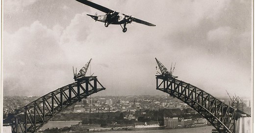 Sydney Harbour Bridge Construction