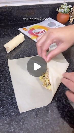 Huma Khan on Instagram: "How to fold Spring rolls like a pro, easy and correct method 👍 For full recipe visit my YouTube channel Huma In The Kitchen Link in BIO ⬆️ . . . #healthy #reelshare #yummy #recipeoftheday #canada #humainthekitchen #reels#reelsinstagram #dessert #snacks #reelitfeelit #reelkarofeelkaro #reelvideo #reelsvideo #recipe #youtube #fyp #foryou #howto #bread #boxpatties #snacks #cooking #easyrecipes #usa #toronto #cake #chicken #cooking #cake"