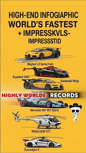 Fastest Machines on Earth — High-End Infographic Breakdown