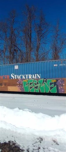 2/27/26 CSX INTERMODAL approaching Worcester Mass 😎🇺🇲