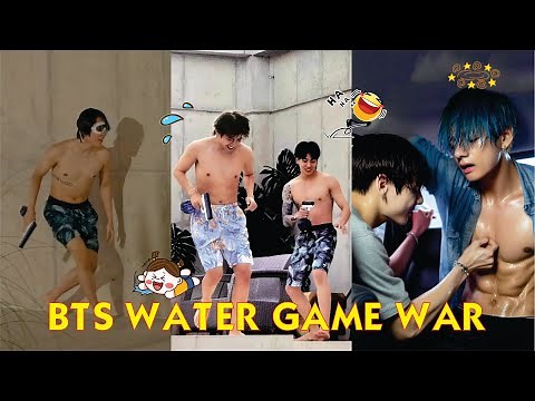 BTS Water Game War | Total Chaos Ensues! 💦😂