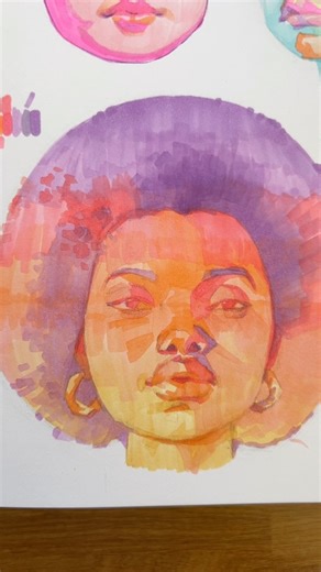 Chris Hong 🇰🇷🇨🇦 on Instagram: "3 marker portraits in 3 different approaches!🌈 Watch me colour each one on my YT channel😌✨ . . #fineliner #inking #alcoholmarkers #ohuhumarkers #ohuhu #cafesketch #cafesketching #sketchbookdrawing #sketchbookart #portraitart #portraitdrawing #markerart #markerdrawing #sketchbook #sketching #sketches #ballpointpendrawing #mixmediaart #sketching #drawing #colorfulart #chrishongart"