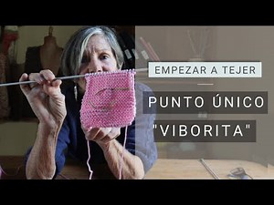 Knitting with two needles: Snake Stitch step by step ➽ Learn to Knit with Lucila