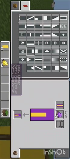 How to make Letter A on a Minecraft banner! #minecraft