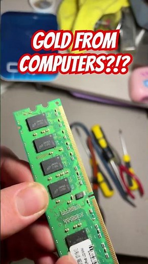 Gold From Computers #scrap #gold #recycling #refininggold