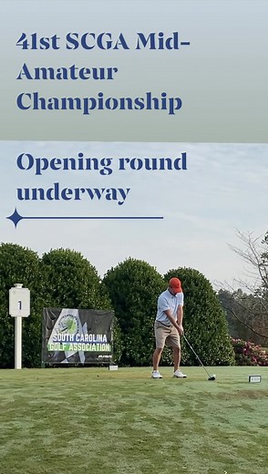 The opening round of the SCGA Mid-Amateur Championship is underway at Green Valley Country Club! | South Carolina Golf Association