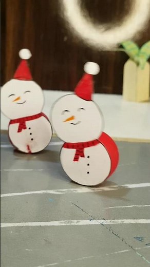 DIY Easy Snowman Craft 😍| Holiday Craft Ideas