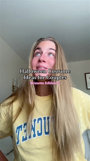 Brunette Couple Halloween Costumes: Psycho Killer & Victim