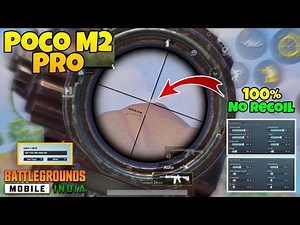 No Recoil BGMI Sensitivity 🔥 | Poco M2 Pro BGMI Sensitivity Settings