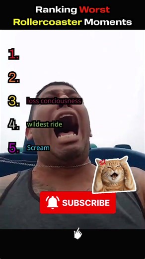 Ranking Worst Rollercoaster Moments 🎢😭 | Theme Park Fail #extreme #viral #trending #funny #shorts