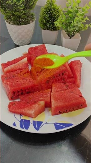 Watermelon with a Spicy Kick 😍🔥 | Viral Summer Recipe