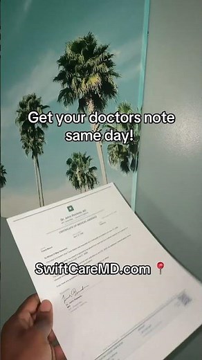 Missed work today? Get a legitimate doctor’s note online