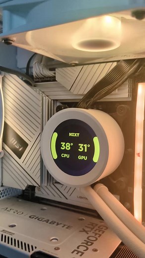 Should I overclock it temps are looking good #nzxt #tech #intel #problem #pc
