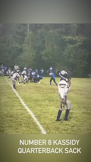 Female Tackle Football Player | Quarterback Sack Highlights