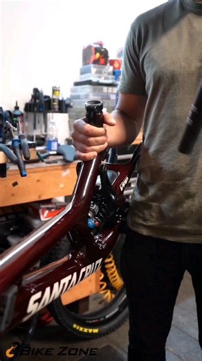Part 1 of the Santa Cruz V10 build. . . . #freeride #thebikezone #mountainbiking #mountainbike #enduromtb #rideoride #mtb #xcmtb #downhillmtb #dreambuild #cycling #bikes #bicycle #ebike | The Bike Zone