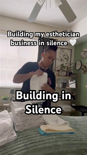 Building My Esthetician Business in Silence 🤍 | Spa Prep Routine
