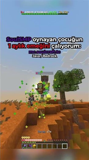 SoulSMP oynayan çocuğun 1 aylık emeğini çalıyorum:
