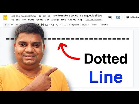 How To Make a Dotted Line In Google Slides
