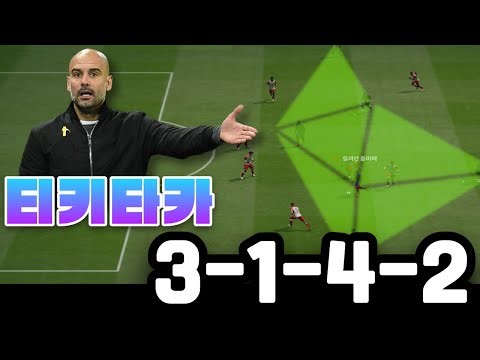 [티키타카 전술] 텐백 농락시키는 3-1-4-2 포메이션