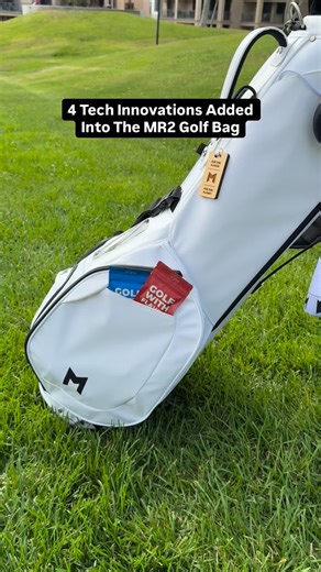 POV: You just discovered the most innovative golf bag of all time 👀 Meet the MR2 Golf Bag: - Filming Pocket - Add-On Bluetooth Speaker - Solar Phone Charger - 100% Magnetic Pockets - 100% Recycled Materials #golfbag #golfer #golfbags #golftech #mnmlgolf | MNML Golf Co