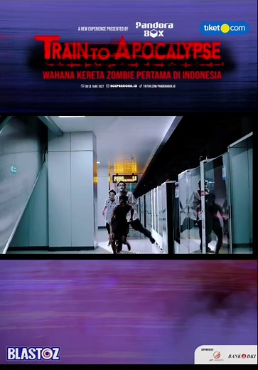 TRAIN TO APOCALYPSE Terinspirasi dari Film Korea Selatan, Train to Busan. Wahana Kereta Zombie Pertama di Indonesia !!! Tanggal 05 Agustus - 11 September 2022. Don't miss it.. !!! Tiket dapat dibeli di @tiketcom, atau klik link di bio @pandorabox.id #traintoapocalypse #lrtjakarta #pandorabox #traintobusan #wahanakeretazombie #wahanakeretahantu #pertamadiindonesia #zombie #zombieapocalypse #comingsoon #event #kereta #fyp #viral #jakarta #survivor