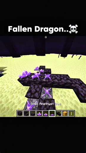 Minecraft Fallen Dragon 🐲 #shorts #minecraft