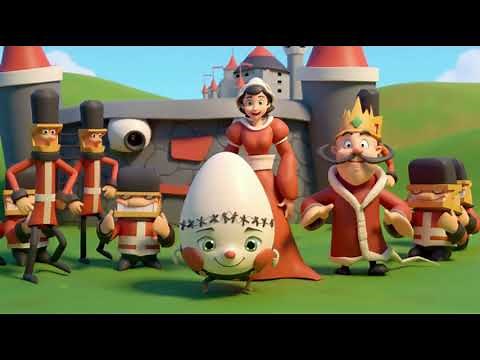 Humpty Dumpty (3D) | Nursery Rhymes & Kids Songs | Little Bee