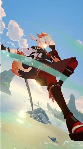 kazuha genshin impact elemental burst ||genshin impact all elemental burst animation✨