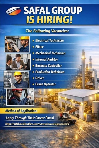 Safal Group Jobs 2026 🔥 Technicians, Driver, Auditor & More | Apply Now