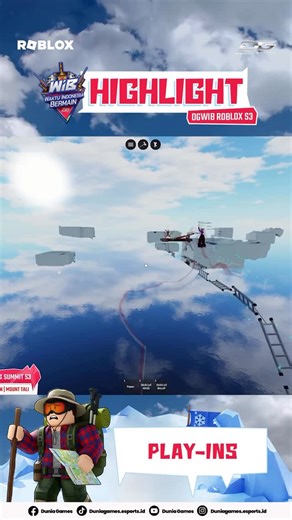 Dunia Games Esports ID on Instagram: "banyak hal yang baru hadir di babak Play-Ins, mulai dari kostum unik hingga improve skill yang mulai dipersiapkan demi perebutan tiket Grand Final. Match mana yang menurut kalian paling seri? DGWIB Roblox Season 3 ⌚18.30 WIB 📅 Matchday (17-19 & 23-26 Desember 2025) Saksikan hanya di Dunia Games 🔴Youtube : Dunia Games 🔵Facebook : Dunia Games 📱Tiktok : Duniagames.esports.id Top-up game favoritmu juga cuma di: https://duniagames.co.id/top-up #DGWIB #duniaga