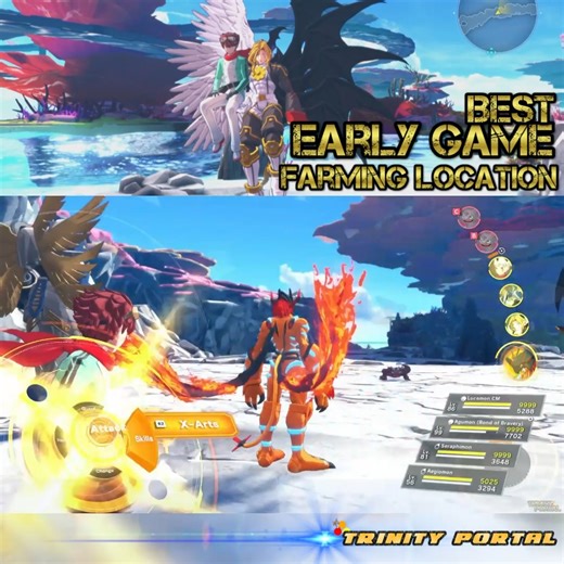Digimon Story Time Stranger - Early Game Farming Location This farming has to be done during your initial visit to the Abyss Area, the area will change after you time skip again to the present date where you will only have sukamon and raremon. So here best to have a digimon that can carry you to travel faster as due to the water area, and best to have virus or some digimon that can do AOE move! #DigimonStoryTimeStranger #TimeStranger #digimon | Trinity Portal