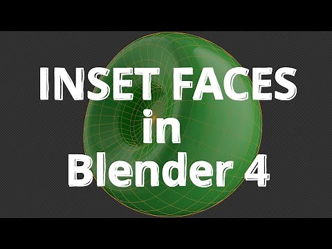 Inset Faces in Blender 4