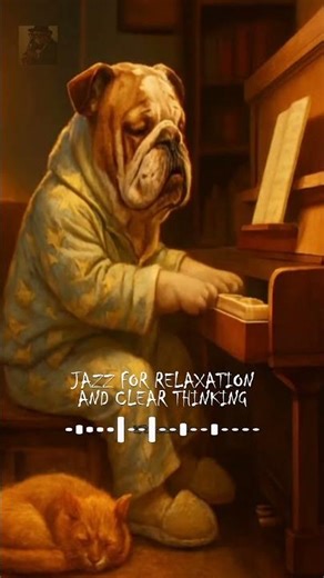 🐶🎷 LO-FI GROWL 🎻🐶 Lazy Growl Jazz