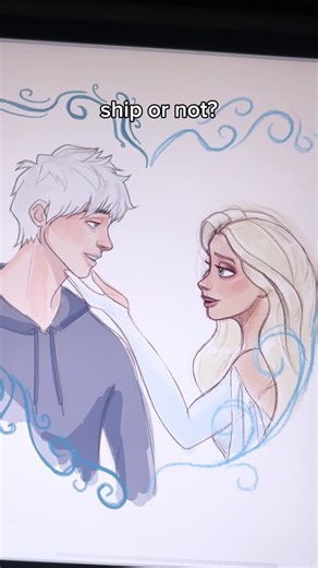 lizzy on Instagram: "ELSA X JACK DROST FANART #frozen #elsa #fanart #fyp #ship"