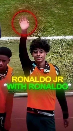 Ronaldo Reacts to Ronaldo Jr Siuuu...🥶