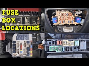 Fuse Box locations - Fuses and Relays - Nissan Note