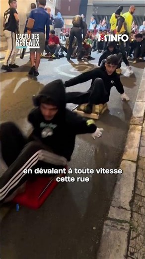 Voici une tradition à Icod de los Vinos... et ça va vite !