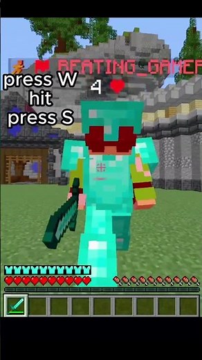 How to S-tap?#Minecraft #MinecraftPvP #STap #MinecraftShorts #PvP #Combo #Knockback #Gaming #PvPTips